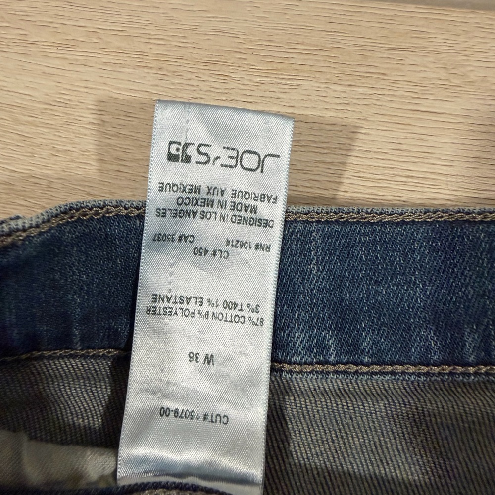 Joe’s Men’s Classic Straight Leg Dark Wash Jeans Size 36